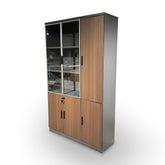 RYE Display Cabinet With 2 Glass Swing Doors - 1200mm L